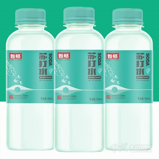 妙畅龙井味苏打水590ml