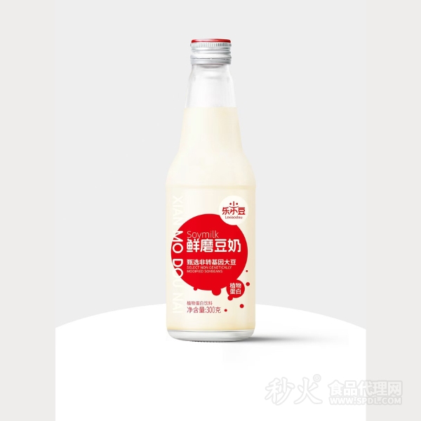 乐小豆鲜磨豆奶300g