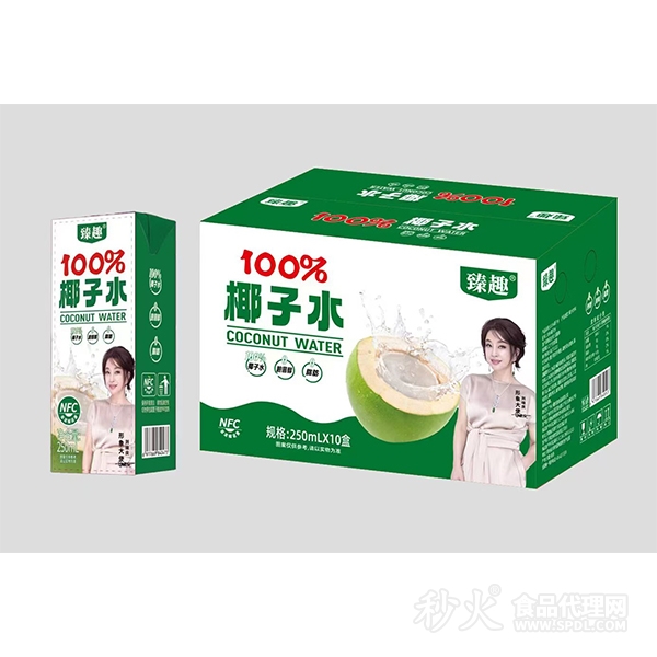 臻趣椰子水250mlx10盒