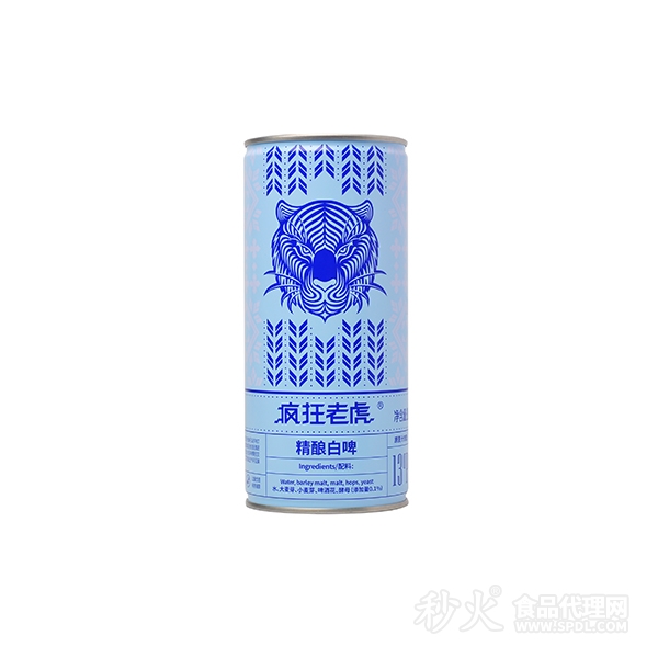 疯狂老虎精酿白啤-江西厂