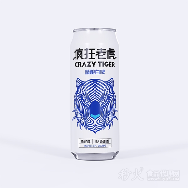 疯狂老虎精酿白啤酒500ml