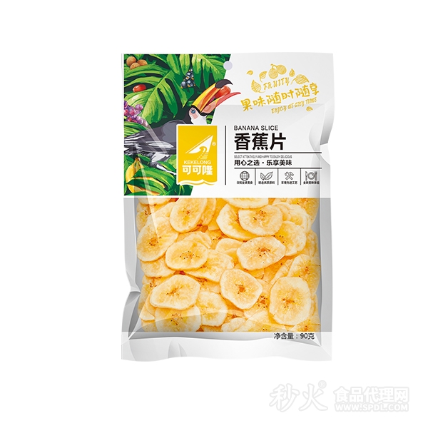 可可隆香蕉片90g