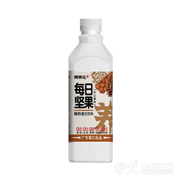 菁养元生椰坚果植物蛋白饮料1.25L