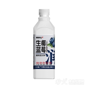 菁养元生椰蓝莓植物蛋白饮料1.25L