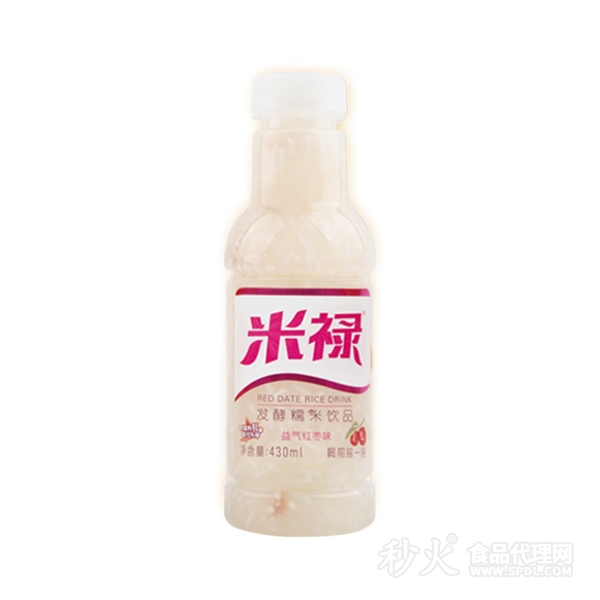 米禄发酵糯米饮品益气红枣味430ml