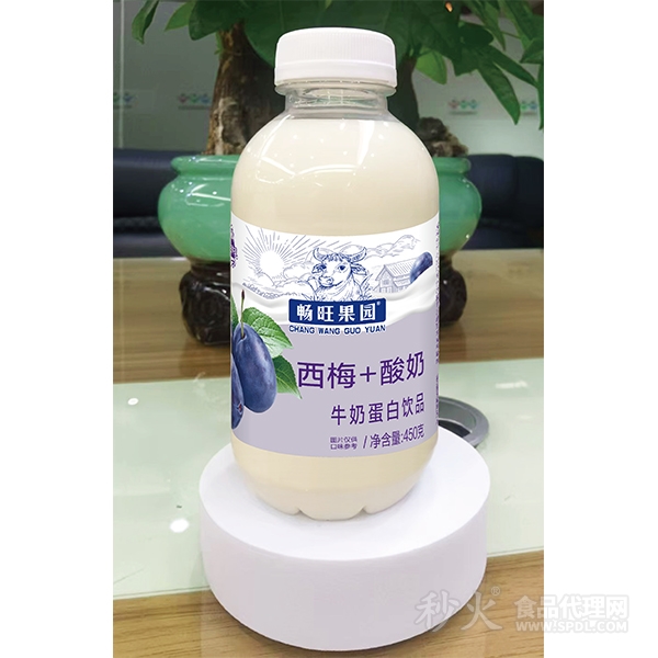 畅旺果园西梅酸奶牛奶蛋白饮品450g