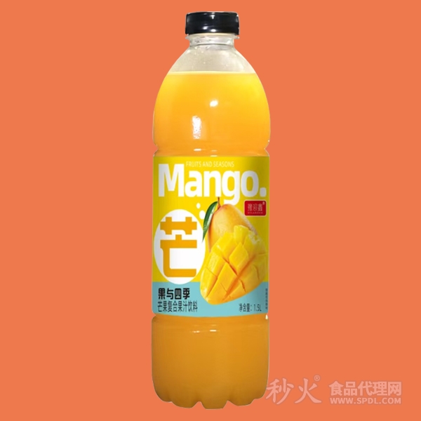 豫浪鑫果与四季芒果复合果汁饮料1.5L