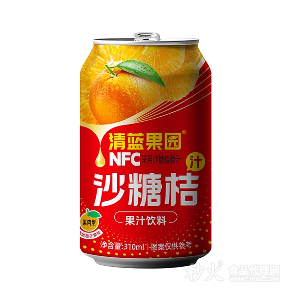 清蓝果园沙糖桔果汁饮料310ml