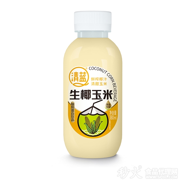 清蓝生椰玉米380ml