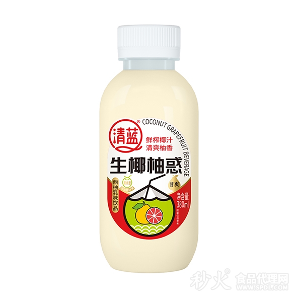 清蓝生椰柚惑380ml