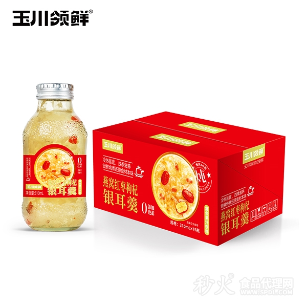 玉川领鲜燕窝红枣枸杞银耳羹310ml