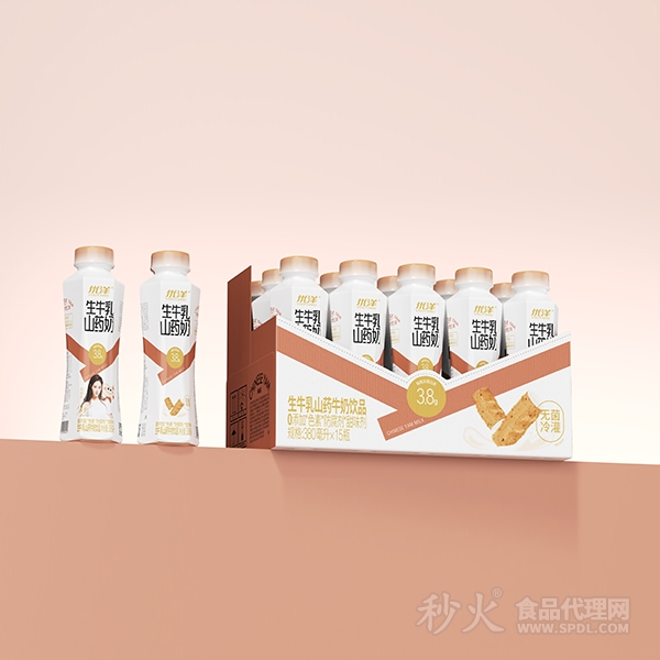 优洋生牛乳山药牛奶饮品380mlx15瓶01