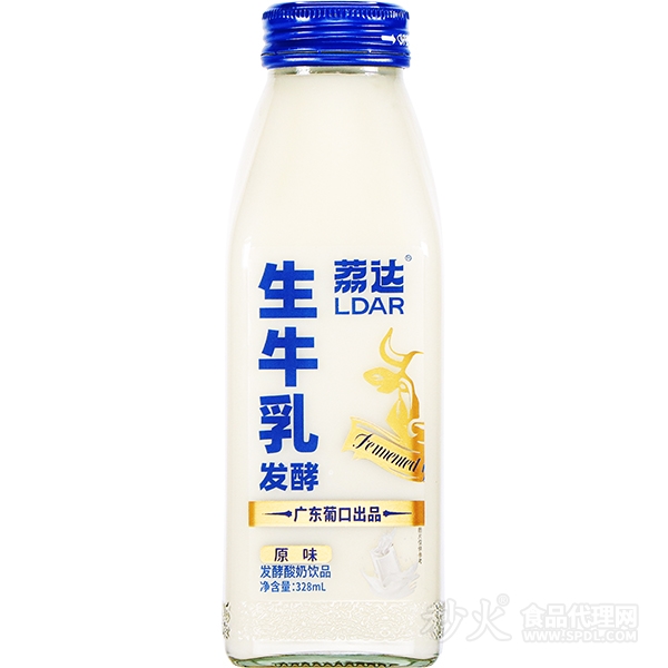 荔达生牛乳酸奶原味328ml