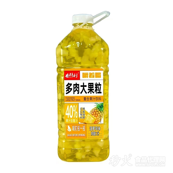 香格利菠萝风味复合果汁饮料2L