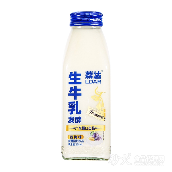 荔达生牛乳酸奶西梅味328ml