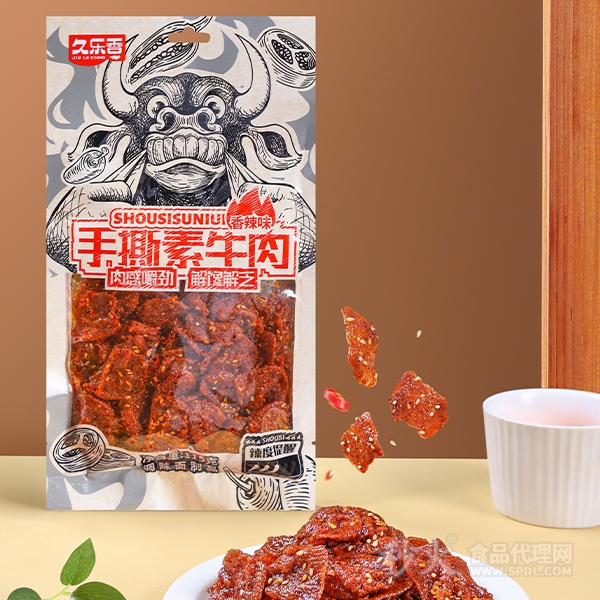 久乐香手撕素牛肉香辣味115g