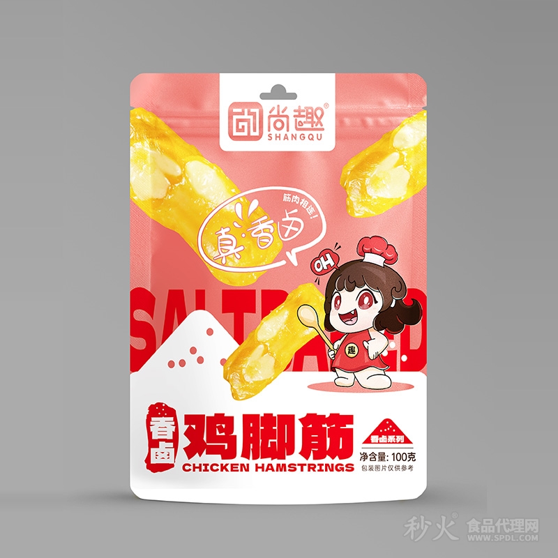 尚趣香卤鸡脚筋100g