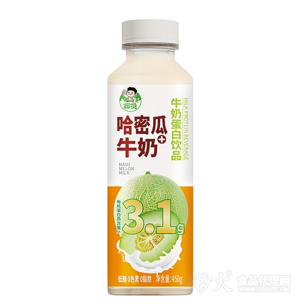 椰贤哈密瓜牛奶蛋白饮品450g