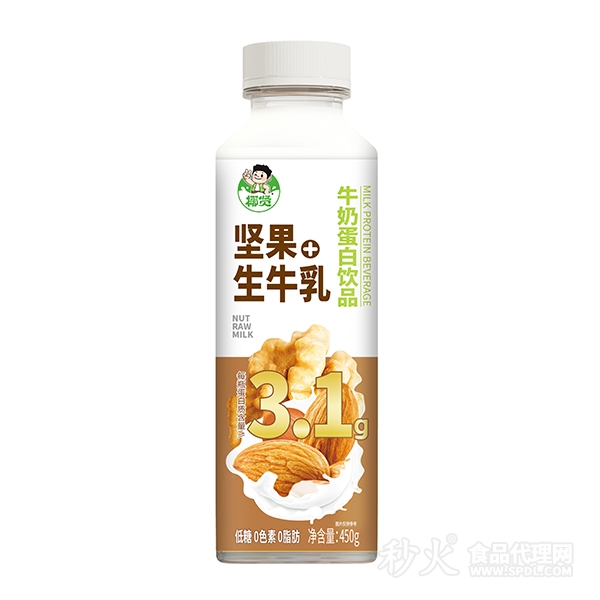 椰贤坚果生牛乳牛奶戴白饮品450g