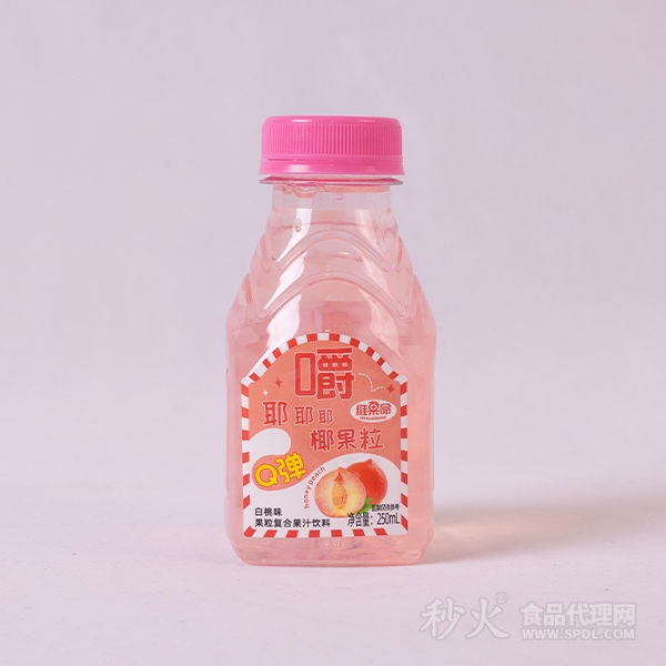 维果命白桃味果粒复合果汁饮料250ml