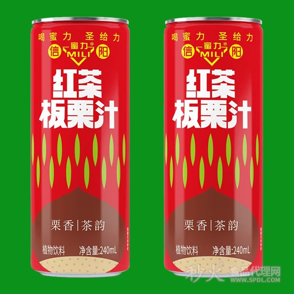 蜜力红茶板栗汁植物饮料240ml