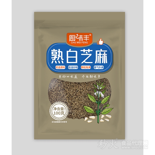 厨味丰熟白芝麻100g