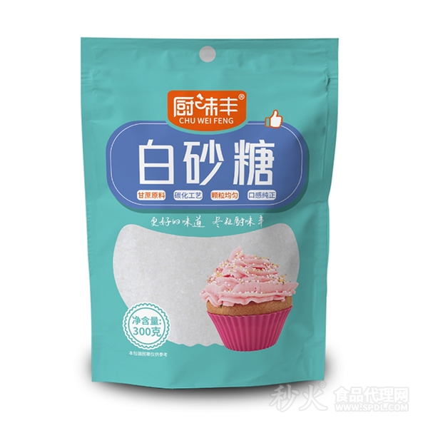 厨味丰白砂糖300g