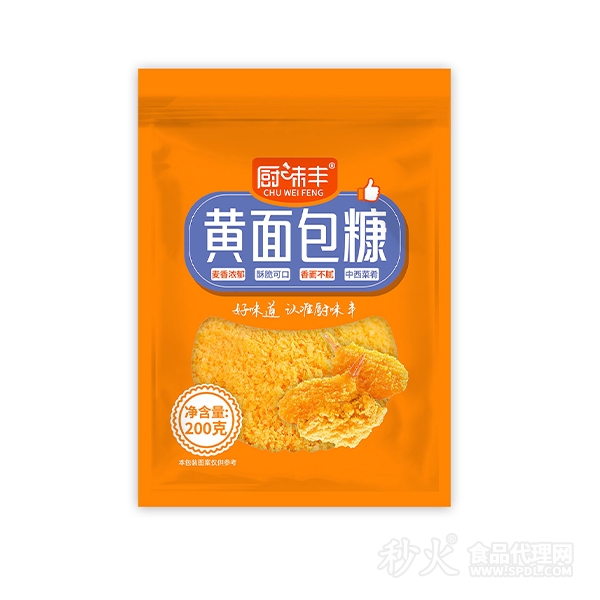 厨味丰黄面包糠200g