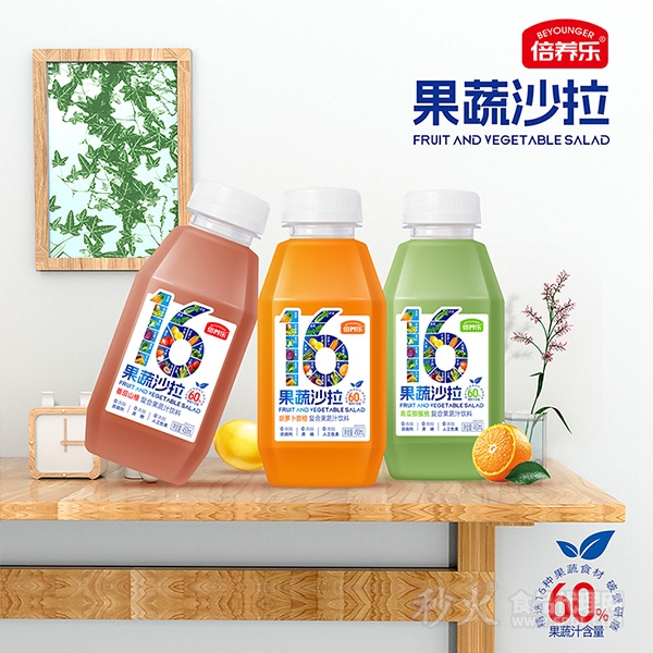 倍养乐16种果蔬沙拉果蔬汁饮品450ml