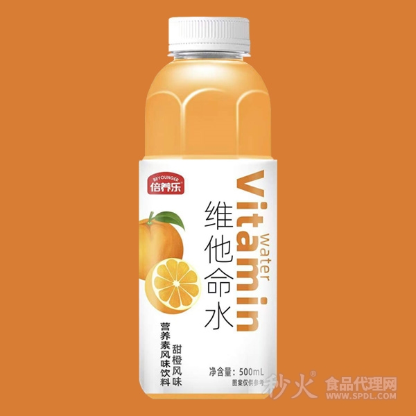 倍养乐维他命水甜橙味500ml