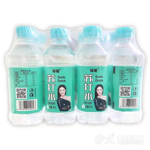 臻趣苏打水饮料350ml