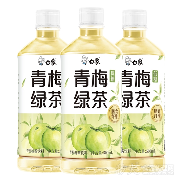 白象青梅绿茶饮品（低糖）500ml