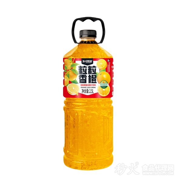 玉川果园粒粒香橙复合果汁饮料2.5L