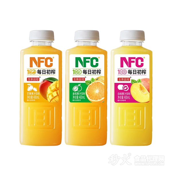 玉泉品冠NFC每日初榨果汁饮料480ml