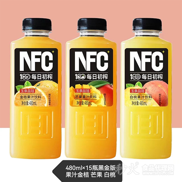 玉泉品冠NFC每日初榨果汁饮料480ml