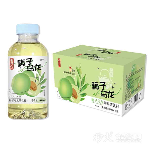 香格利梅子乌龙风味茶饮料500mlX15瓶