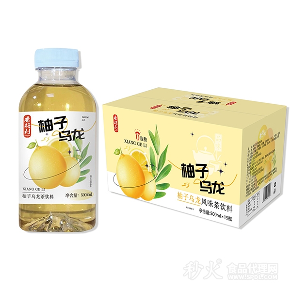 香格利柚子乌龙风味茶饮料500mlX15瓶