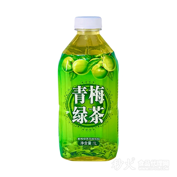 青梅绿茶风味饮料1L