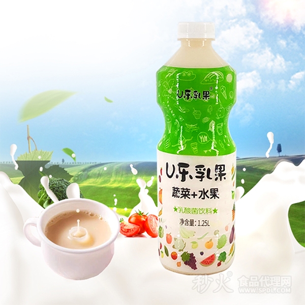 U乐乳果蔬菜+水果乳酸菌饮料1.25L