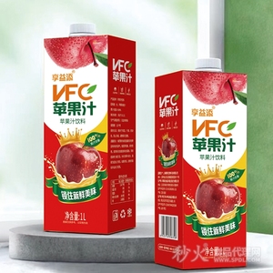 享益添NFC苹果汁饮料1L