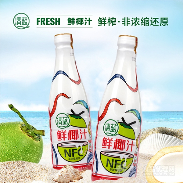 清蓝鲜椰汁植物蛋白饮料1.25L
