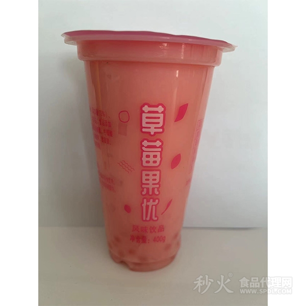 草莓果优风味饮品400g