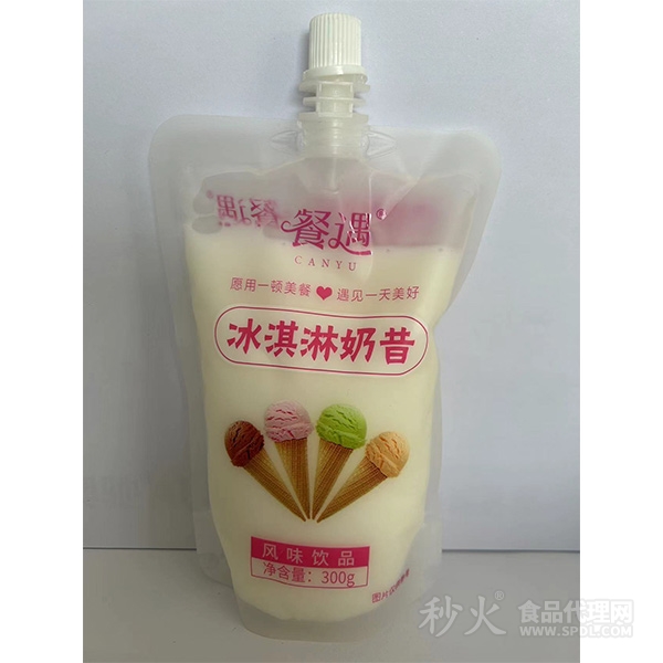 餐遇冰淇淋奶昔风味饮品300g