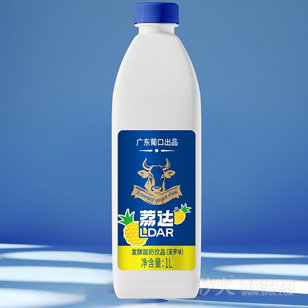 荔达菠萝味发酵酸奶饮品1L
