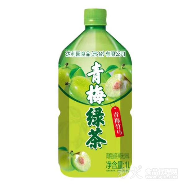 青梅绿茶饮料1L