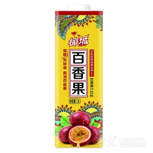 椰城百香果汁饮料1.5L