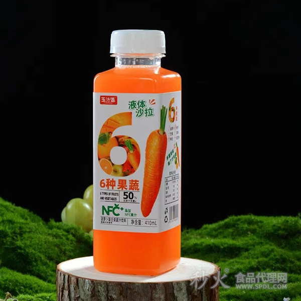 玉汁源胡萝卜复合果蔬汁饮料410ml
