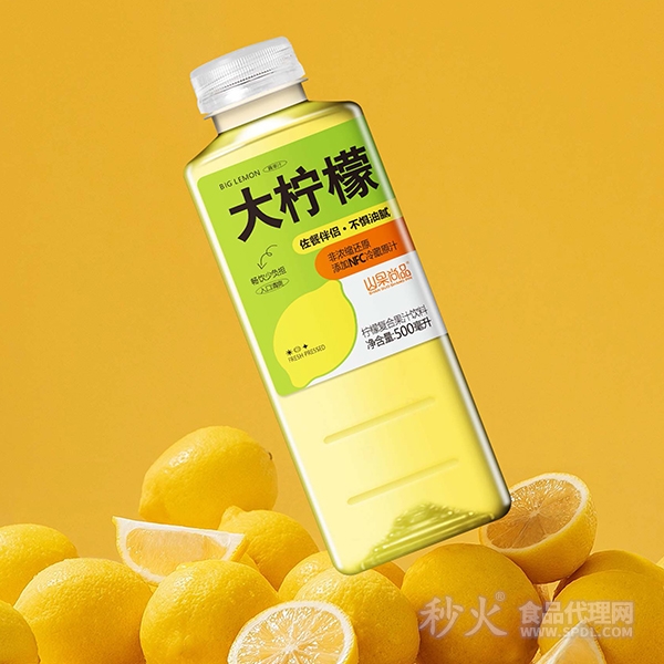 山果尚品柠檬复合果汁饮料500ml