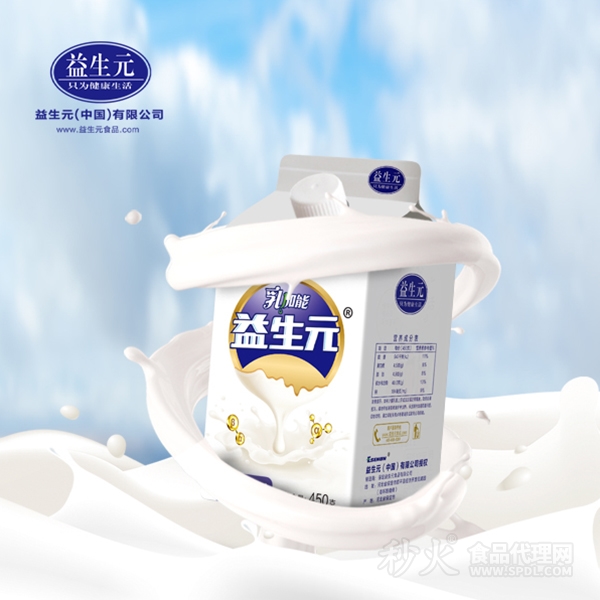 益生元乳加能酸奶饮品屋顶盒450g