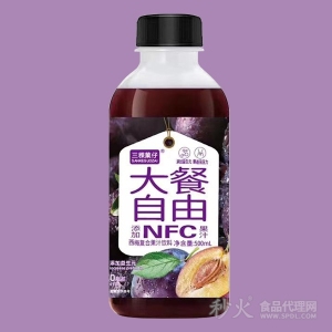 三稞菓仔大餐自由西梅复合果汁(添加NFC)500ml